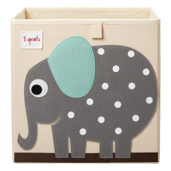 3 Sprouts Spielzeugbox Elefant