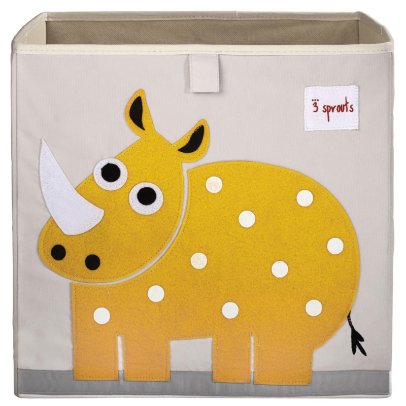 3 Sprouts Spielzeugbox Rhinozeros