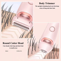 2-in-1 Damenrasierer Nass & Trocken Rosa | befox.ch