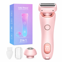2-in-1 Damenrasierer – Körper- & Gesichtsrasierer Rosa