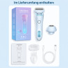 2-in-1 Damenrasierer – Körper- & Gesichtsrasierer Blau