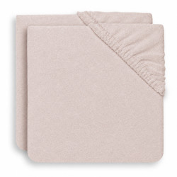 Jollein Wickelauflagenbezug Frottee 50x70cm - 2 Stück Rosa