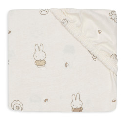 Jollein Fixleintuch Jersey - 40x80 / 50x90 cm Miffy Family Farm