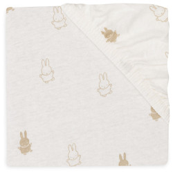 Jollein Wickelauflagenbezug Jersey 50x70cm Happy Miffy - Nougat