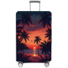 Kofferhülle – Elastischer Kofferschutz – Grösse L Ocean Sunset
