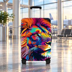 Kofferhülle – Elastischer Kofferschutz – Grösse L Art Lion