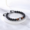 Perlenarmband Steinoptik Mondstein Tigerauge 8 mm | befox.ch
