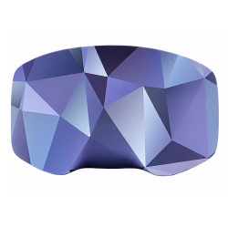 Skibrillen Schutz – Schutzhülle für Skibrille – One Size Geo Violett/Blau