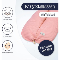 Julius Zöllner Stillkissen Nappi Blush 190 cm | befox.ch