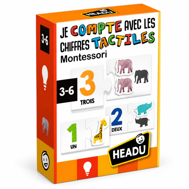 Headu Montessori Zahlen lernen 1–9 | befox.ch