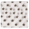 Zewi Baby Gaze Noschi bedruckt Sterne weiss-schlamm 07
