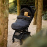 Jollein Winterfusssack Embossed Nearly Black | befox.ch