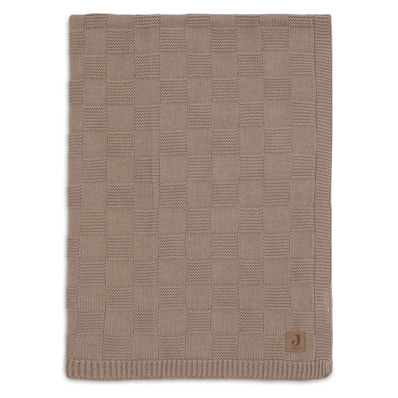 Jollein Babydecke Box Knit 100x150 Milky Coffee | befox.ch