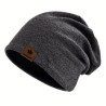 Kopie von Beanie Mütze – Slouch Beanie – One Siz – Grau