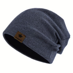 Dehnbare Beanie Mütze Blau – One Size | befox.ch