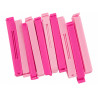 10 Beutelclips Rosa 11 cm – Verschlussklammern | befox.ch