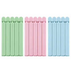 Kopie von 10 Stück Lebensmittelbeutel Clips, Verschlussclips, Pastell – Rosa, Blau