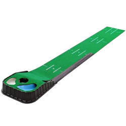 Kopie von Golf Puttingmatte 240 × 40 cm mit Zielnetz