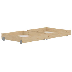 Flexa Classic Schubladen Pine Natur 2er-Set 90x200 | befox.ch