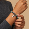 Perlenarmband Schutzengel Grün-Lila mit Engelanhänger | befox.ch