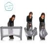 Fillikid Reisebett Milano Grau Melange 120 x 60 cm | befox.ch