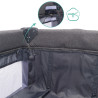 Fillikid Reisebett Milano Grau Melange 120 x 60 cm | befox.ch
