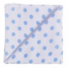Zewi Baby Gaze Noschi bedruckt Punkte weiss-hellblau 29