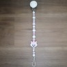 Silikon Nuggikette Schnullerkette Fox Rose