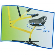 Metall Bagger Schaufelbagger Sandkasten gelb schwarz