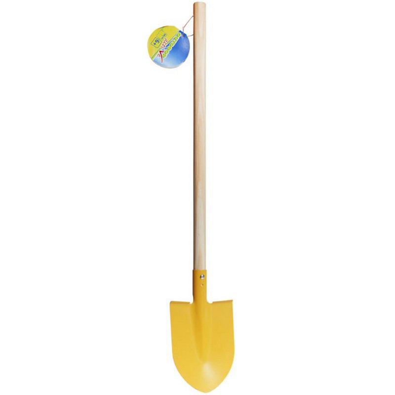Outdoor active Spitzschaufel Metall Länge 70 cm gelb