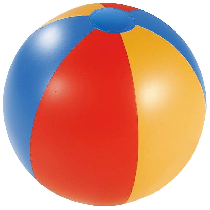 Splash & Fun Strandball Wasserball Bunt 30 cm