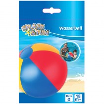 Splash & Fun Strandball Wasserball Bunt 30 cm