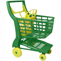 Einkaufswagen aus Kunststoff grün