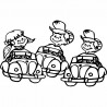 Geschwister Autoaufkleber 23890