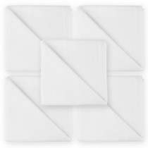 Zewi Baby Gaze Nuschi weiss 5er Pack