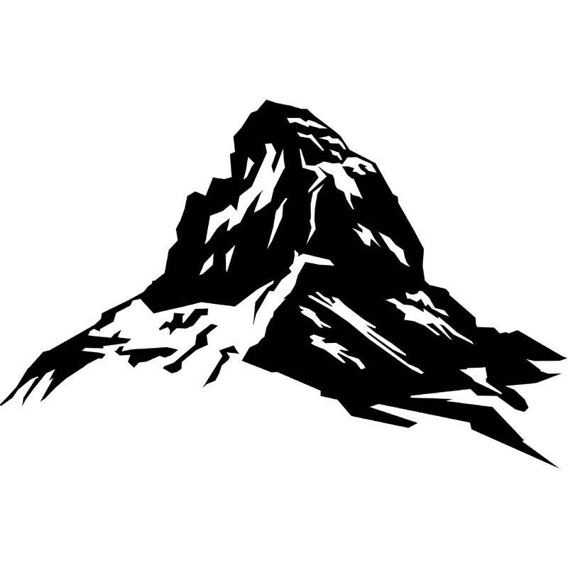 Aufkleber Mountain High