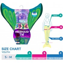 FinFun Meerjungfrau Mermaidens Grün S-M Meerjungfrauflosse