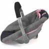 Chic 2000 Puppen-Autositz Melange Navy-Grau