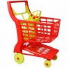 Einkaufswagen aus Kunststoff rot