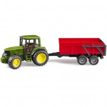 Bruder 02057 John Deere 6920 mit Wannenkippanhänger