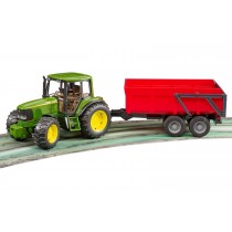Bruder 02057 John Deere 6920 mit Wannenkippanhänger