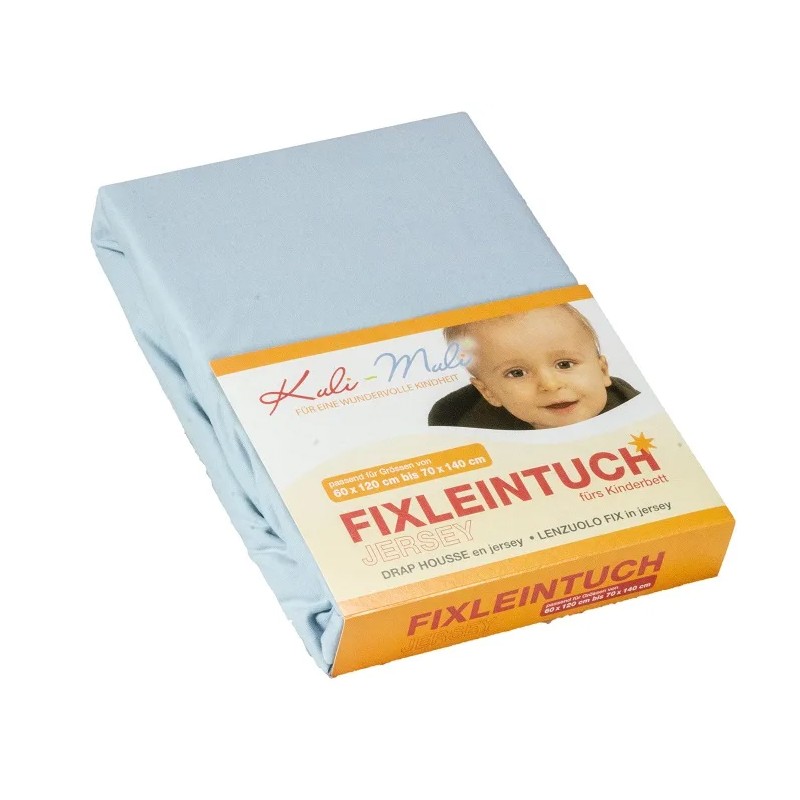 Kuli-Muli Fixleintuch Jersey Baby blau