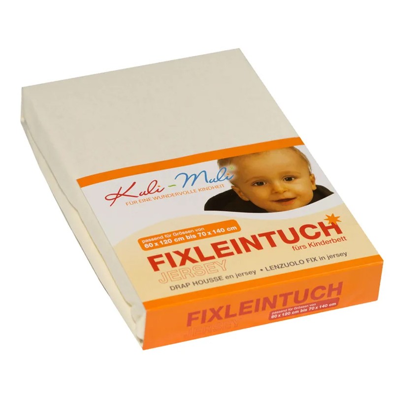 Kuli-Muli Fixleintuch Jersey 35x80 cm Ecru