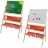 SpielMaus Holz Schreib- und Magnettafel mit Kreide