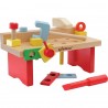 SpielMaus Holz Werkbank 15-teilig