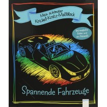 Mein schönster Krickel-Kratz-Malblock Spannende Fahrzeuge