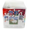 Pixel Bastelset 18 Huhn, Schwein, Kuh, Katze, Schaf