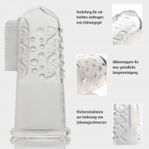 Reer Finger-Zahnbürste Silikon 2 Stück