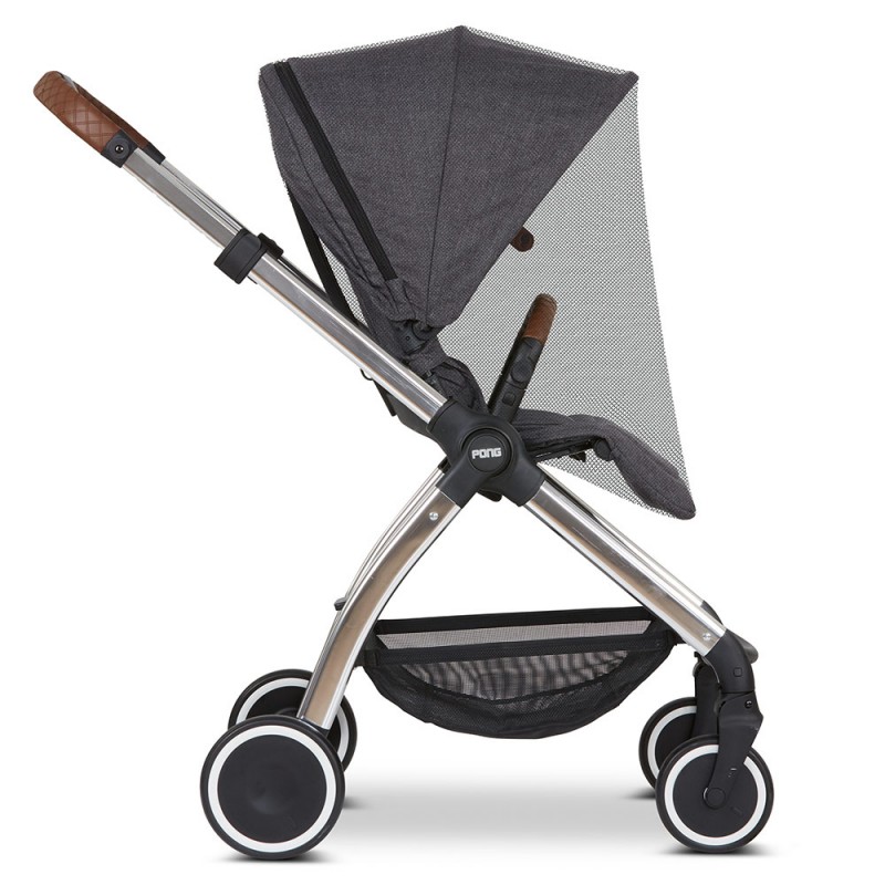 ABC Design Universal Moskitonetz für Kinderwagen & Buggy Black