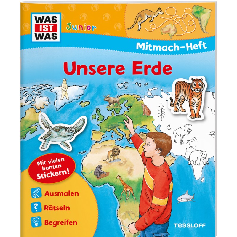 Tessloff WAS IST WAS Junior Mitmach-Heft Unsere Erde